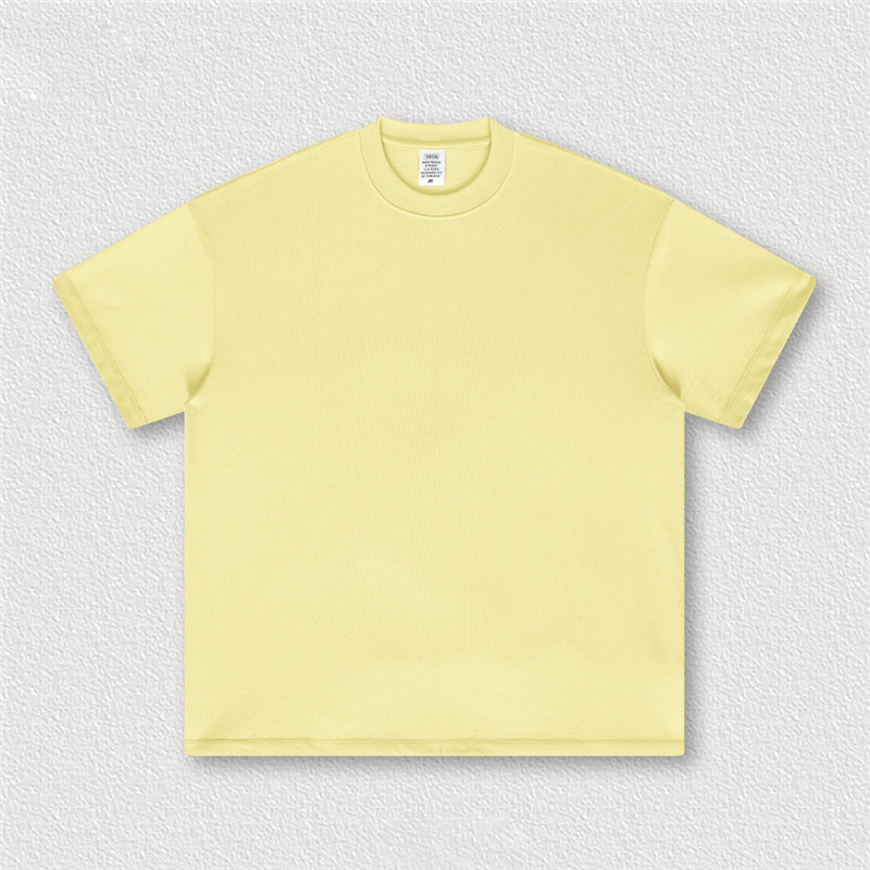 Camisetas cortas de algodón 305g para hombre personalizadas