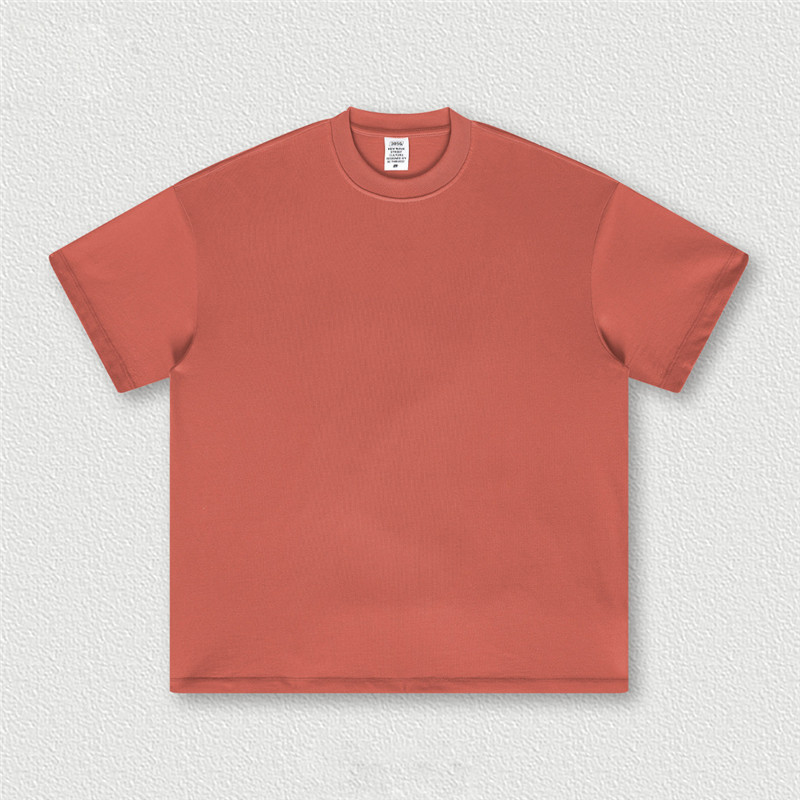 Camisetas cortas de algodón 305g para hombre personalizadas