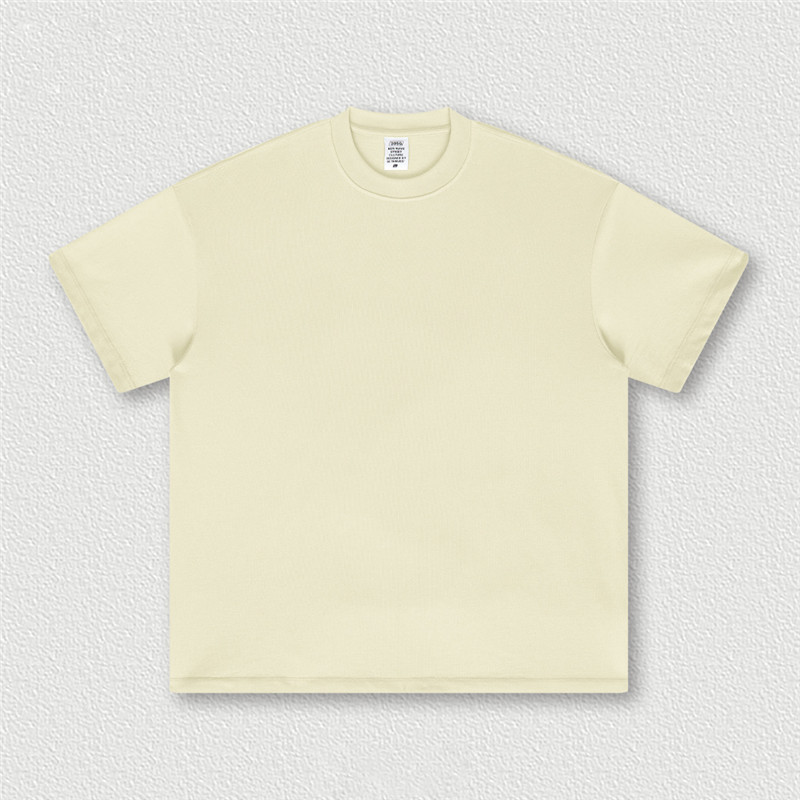 Maßgeschneiderte kurze Herren-T-Shirts aus 305 g Baumwolle