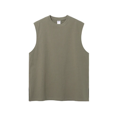 Custom Men's 100% Cotton Tank Tops| Custom Loose Fit Tank Tops| Wholesale High Street Tank Tops