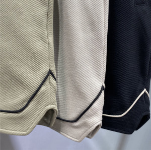 Custom Spring/Summer 2023 New 380G Woven Pants| Wholesales Shorts With Hem and Inner Hem Wrapped Over the Knee| Custom Trendy Men's Sports Shorts