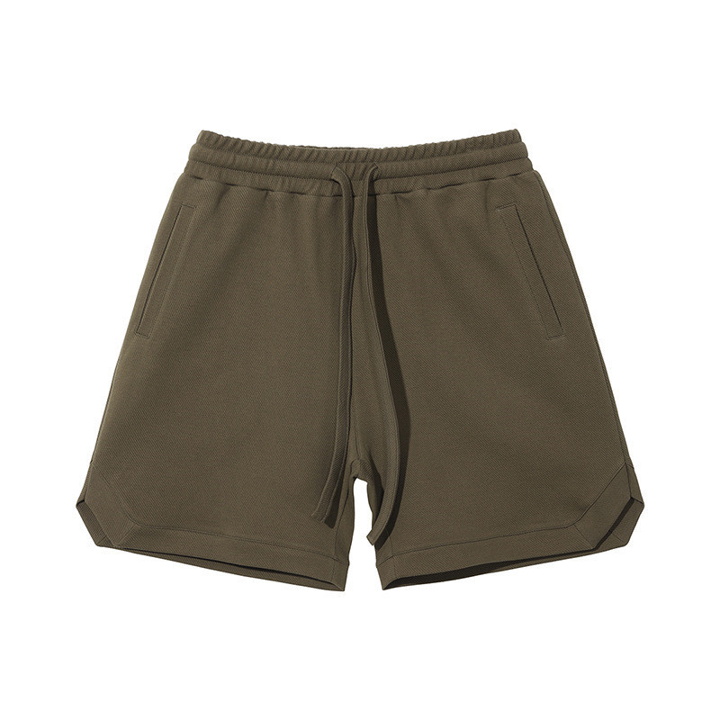 High Quality Loose Pocket Twill Drawstring Shorts