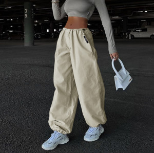 Hot Sale Women's Trackpants|Causal And Loose Outdoor Pants|Adjustable Straight-leg Pants