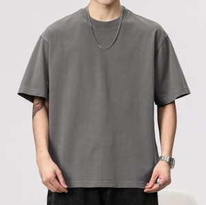 T-shirts lourds en gros | T-shirts de rue vintage 100 % coton | Livraison rapide T-shirts à manches mi-longues