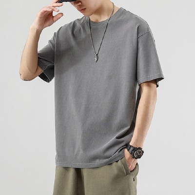 Men's Oversize T-shirts Factory|Fast Delivery Causal 100% Cotton T-shirts|Customizable Logo Blank T-shirts
