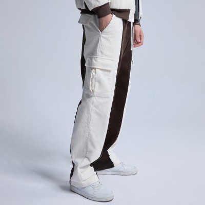 Original Casual Street Wear Coat|Corduroy Jacket With Shoulder Sleeves|Contrast Color Jacket For Men