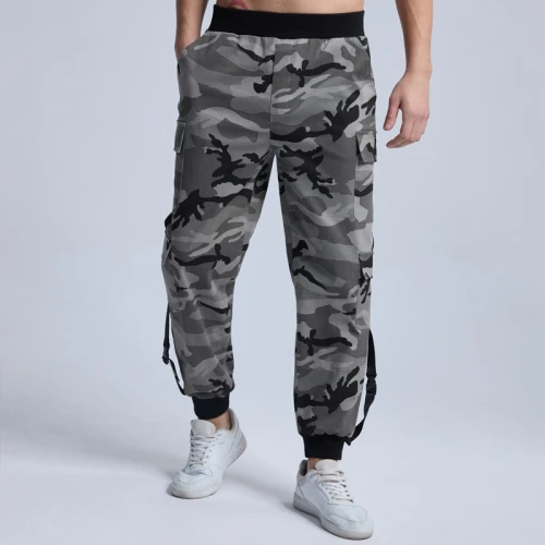 Fast Delivery Men's Multi-pocket Cargo Pants| Camouflage Men Cargo Pants| Men 6 Pocket Cargo pants