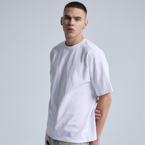 Blanko-T-Shirts für Herren im neuen Design | Hochwertige Freizeit-T-Shirts | Übergroße Kurzarm-T-Shirts