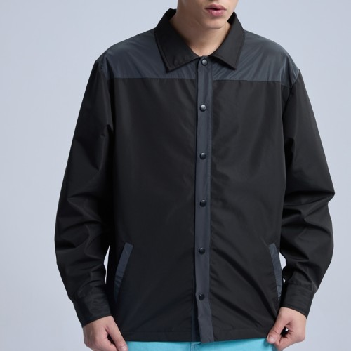 Original Men's Splicing Sleeve Shirts|New Design Reflective Print Shirts|100% Cotton Long Sleeve Shirts