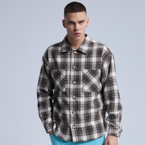New Design Men's Casual Shirts|Original Plaid Shirts|Fashion Long Sleeve Shirts