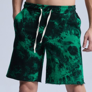 Original Tie Dyed Men's Shorts|100% Cotton Drawstring Shorts|Whosale Casual Sports Shorts