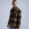 Originaler lässiger Streetwear-Mantel|Jacke in spezieller Kontrastfarbe|Hemdmantel aus Lammwolle