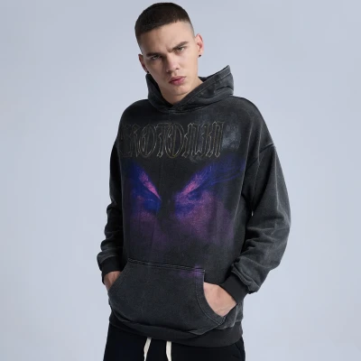 New Design Men's Vintage Hoodies|High Quality Washing Retro Hoodies|100% Cotton Long Sleeve Hoodies