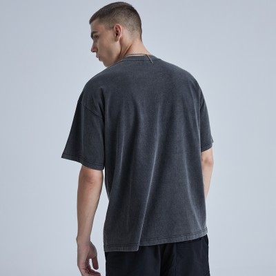 High Quality Men's T-shirts Factory|Original Vintage Pyrography T-shirts|Fashion Snow Washing T-shirts