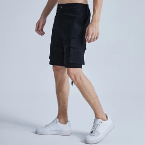 Custom Logo Blank Short|Elastic Waist Cargo Shorts|Men Casual Shorts