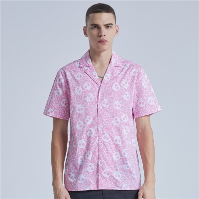 Custom Men's Streetwear Shirts|Summer Sublimation Print Shirts|Short Sleeve Shirts
