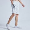 Custom Graphic Men's Shorts| 100% Cotton Men Casual Shorts |Skeleton Claw Screen Print Men Short