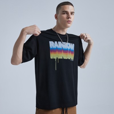 High Quality Men's T-shirts Factory| Original Multi-colored Letters T-shirts|Summer Direct Injection T-shirts