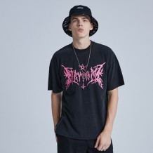 New Design Men's T-shirts|High Quality Irregular Letters T-shirts|Original Direct Injection Print T-shirts