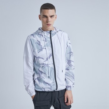 Rainbow Touches Custom Screen Printing Jacket Coat Camouflage Pattern Hip Hop