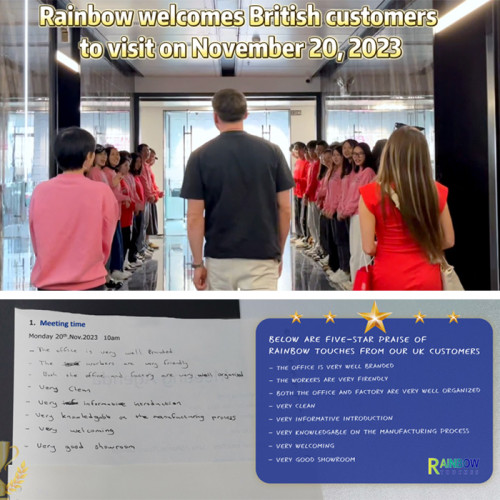 Визит клиентов в Rainbow Touchs