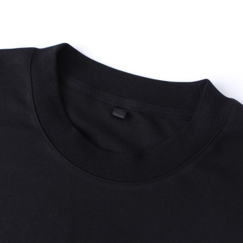 Oversized Crew Neck T-shirt Pima Cotton Interlock Streetwear Manufacturer Custom