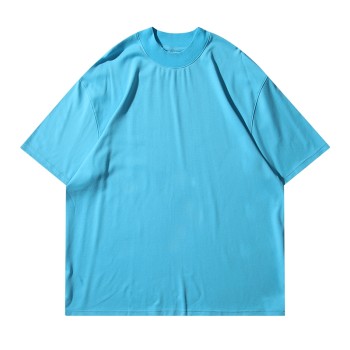 Crew Neck Tee Oversized Combed Cotton Double-faced Fabric China Streetwear Manufacturer Custom