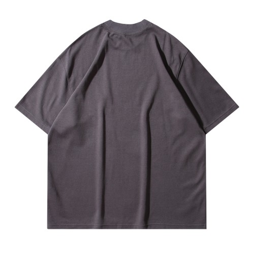 Crewneck Plain T-shirts Cotton Polyester Oversize Fit China Streetwear Clothing Manufacturing