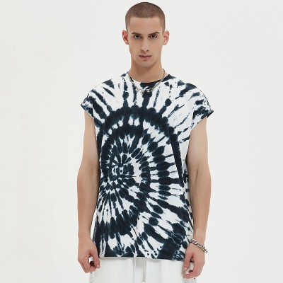 Tie Dye Swirl Tank Tops | Men | 100 Cotton | Oversized | 230 GSM | Sleeveless T-shirt