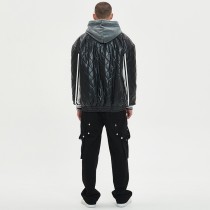 Leather Varsity Jacket | Diamond Quilted | Embroidered | Applique | Streetwear Manufacturer