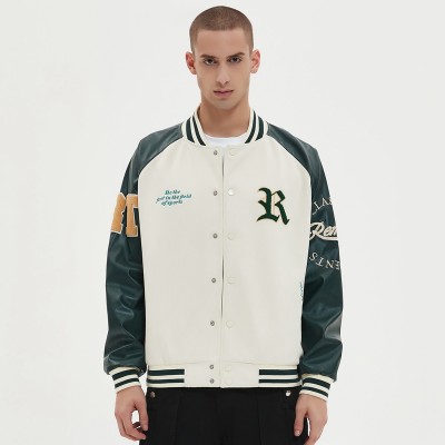 Varsity Jacket Custom | Mens | Suede | Chenille Embroidered Patches | Supplier Streetwear