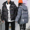 Abrigos de plumón de pato para hombre | Chaqueta acolchada brillante | Parejas | Invierno | Cálido | Con cremallera | Ropa de calle
