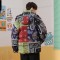 Puffer Jacket Men | Bandana Print | Duck Coats | Removable Hood | Couples | Winter | Warm | Streetwear