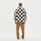 Checkered Sherpa Jackets Men | Plaid Fleece | Zip Up | With Removable Scrarf | Streetwear Manufacturer