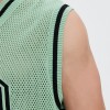 Sweater Vest | Men's Casual | Sports | Number Pattern | V Neck | Varsity | Net Knit | Sleeveless Tank | In Green