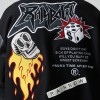 Chaqueta universitaria con capucha para hombre | Parches de chenilla personalizados | Bordado | Manga de cuero | Fabricante de ropa de calle