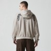 Vintage Acid Wash Hoodie Men | Heavy Weight | 400 GSM | Embroidery | Rivet | No Drawstring | Zip Up