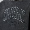 Vintage Washed Denim Hoodie Men | Oversized | Stretchy | Distressed Patch Embroidery | Streetwear Manufacturer
