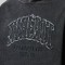Vintage Washed Denim Hoodie Men | Oversized | Stretchy | Distressed Patch Embroidery | Streetwear Manufacturer