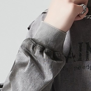 Vintage Washed Long Sleeve | Sun Faded T shirt | Distressed | DTG Print | Custom Streetwear Manufacturer