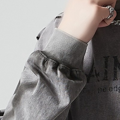 Vintage Washed Long Sleeve | Sun Faded T shirt | Distressed | DTG Print | Custom Streetwear Manufacturer