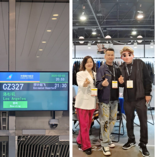 Босс Джек и генеральный менеджер Сина прибывают в Лос-Анджелес для визитов к клиентам и подготовки к шоу MAGIC