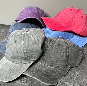 Gorra de béisbol lavada con ácido | Hip Hop | Algodón lavado vintage | Unisex | Venta al por mayor de ropa de calle