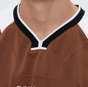 Camiseta de hombre | Recortada | Ajuste deportivo de fútbol | Serigrafía | Los mejores fabricantes de ropa urbana