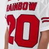 Camiseta corta de jersey para hombre | Parche bordado | Malla deportiva | Fabricante de ropa urbana personalizada