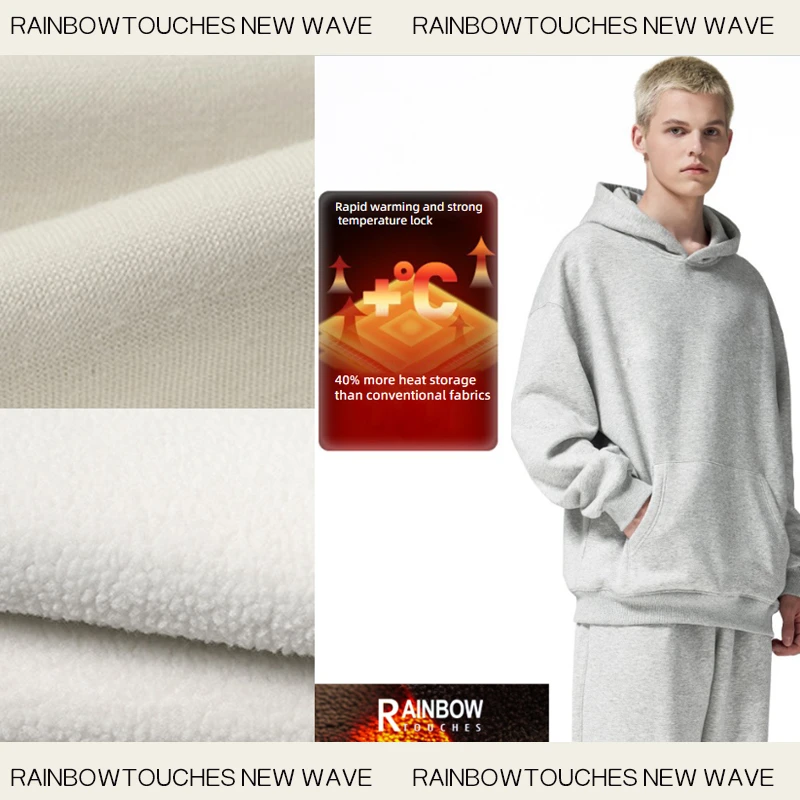 Cotton Fleece with Polyester Pills