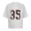 Oversized Jersey Women | Mesh T-shirt | Numbered Printed | Quiry Dry | Streetwear Supplier