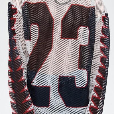 Long Sleeve Mesh Jersey Men | Oversized | Large Number Printed | Streetwear Supplier