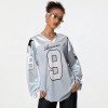 Oversized Jersey Women | Long Sleeve T shirt | Sports | Letter Print | Streetwear Clothing Supplier