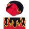 Custom Beanie Knitted Hat | Fall Winter | Soft Cotton | Flame | For Men And Women | Streetwear Caps